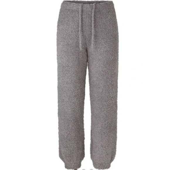 SKIMS Cozy Knit Jogger Sweatpants in Smoke Gray Lounge Comfort Minimalist Size L - Picture 1 of 13